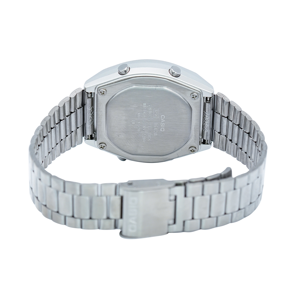 Jam Tangan Casio General B640WDG-7D Unisex Digital Dial Stainless Steel Band