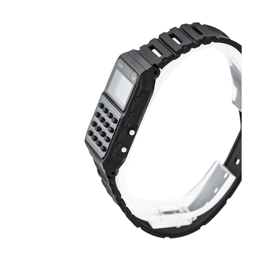 Jam Tangan Casio General CA-53W-1Z Men Digital Databank Black Resin Strap