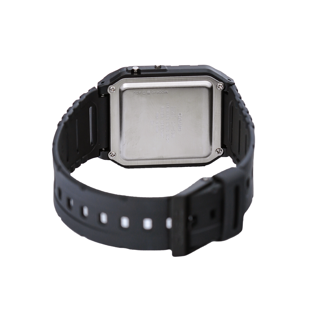 Jam Tangan Casio General CA-53WF-1B Men Digital Databank Black Resin Strap