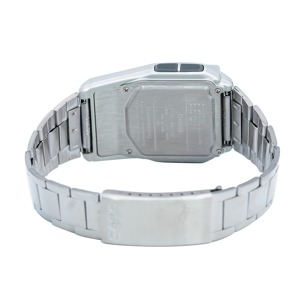 Jam Tangan Casio DBC-32D-1A Men Digital Dial Stainless Steel Band