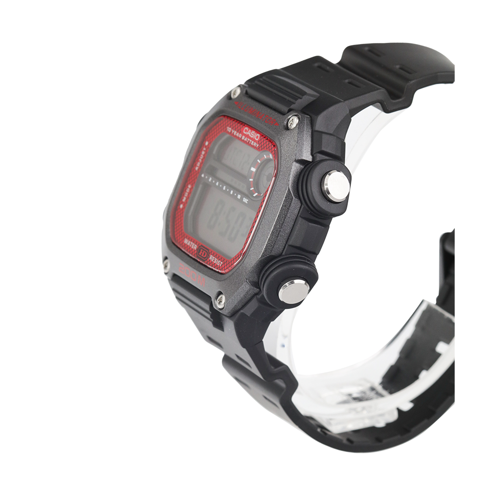 Jam Tangan Casio DW-291H-1B Men Digital Dial Black Resin Band