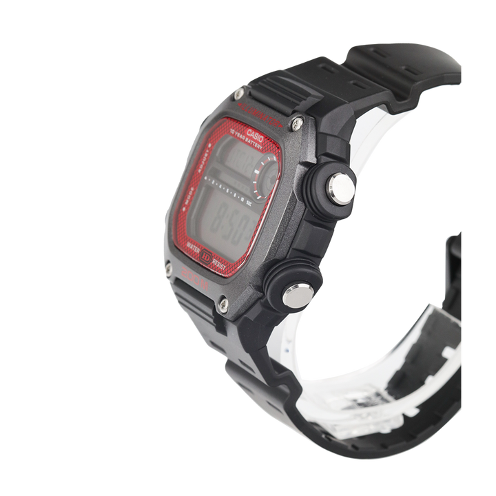 Jam Tangan Casio DW-291H-1B Men Digital Dial Black Resin Band