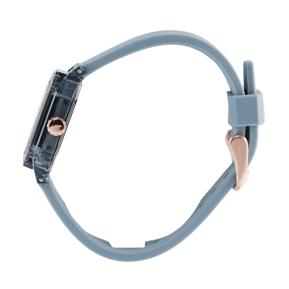 Jam Tangan Expedition EXP EX 6840 MFRRGBAGR Unisex Black Dial Blue Rubber Strap