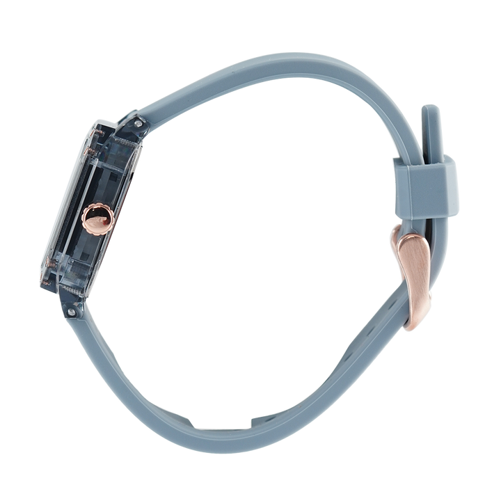 Jam Tangan Expedition EXP EX 6840 MFRRGBAGR Unisex Black Dial Blue Rubber Strap