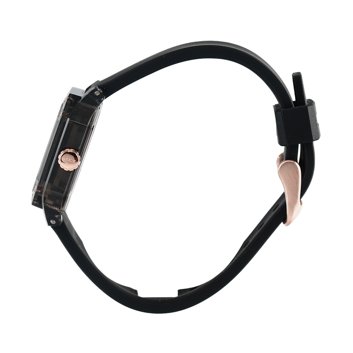 Jam Tangan Expedition EXP EX 6840 MFRRGBA Unisex Black Dial Black Rubber Strap