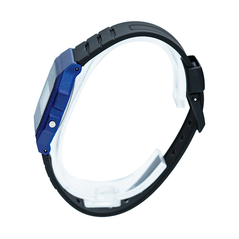 Jam Tangan Casio F-91WM-2A Unisex Digital Dial Black Resin Band