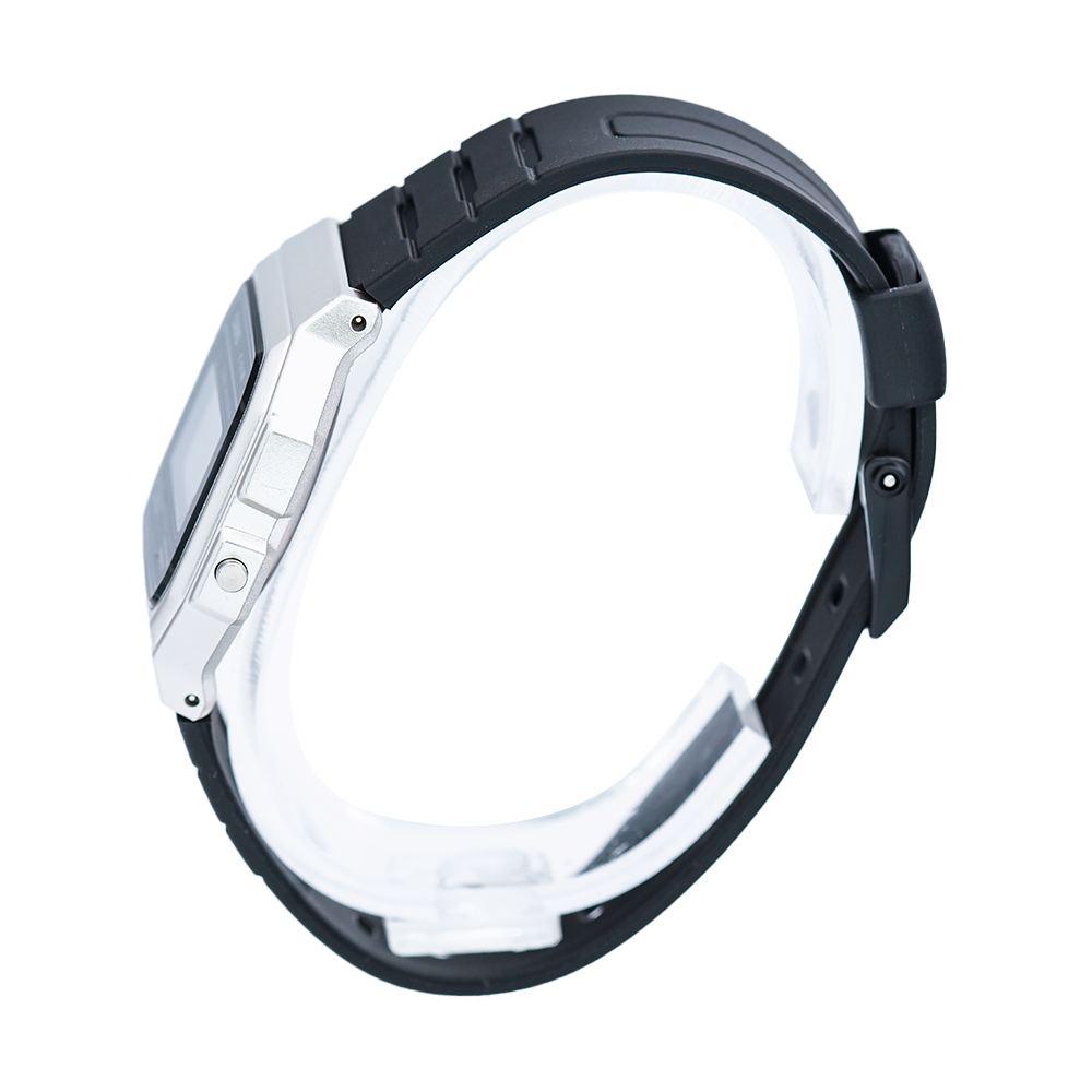 Jam Tangan Casio General F-91WM-7A Unisex Vintage Series Digital Dial Black Resin Strap