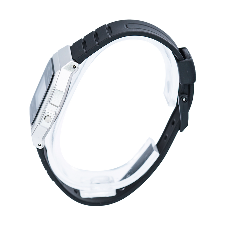 Jam Tangan Casio General F-91WM-7A Unisex Vintage Series Digital Dial Black Resin Strap