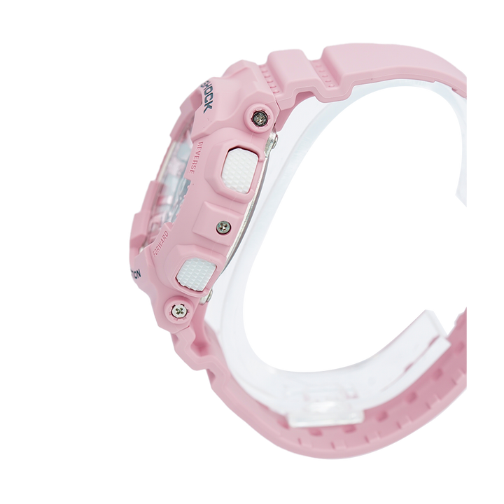 Jam Tangan CASIO G-SHOCK GMA-S120NP-4A Neo Punk Unisex Pink Digital Analog Dial Pink Resin Band