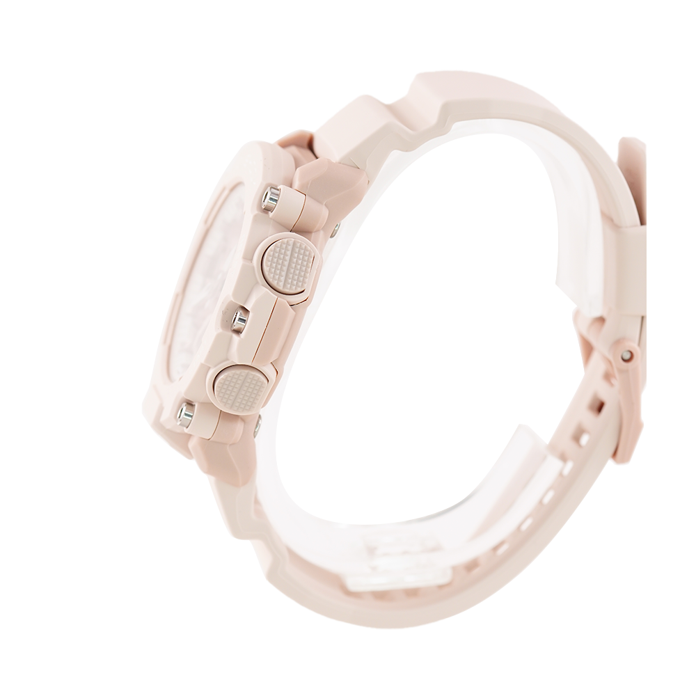 Jam Tangan CASIO G-SHOCK GMA-S2200M-4A Unisex Cream Digital Analog Dial Cream Resin Band