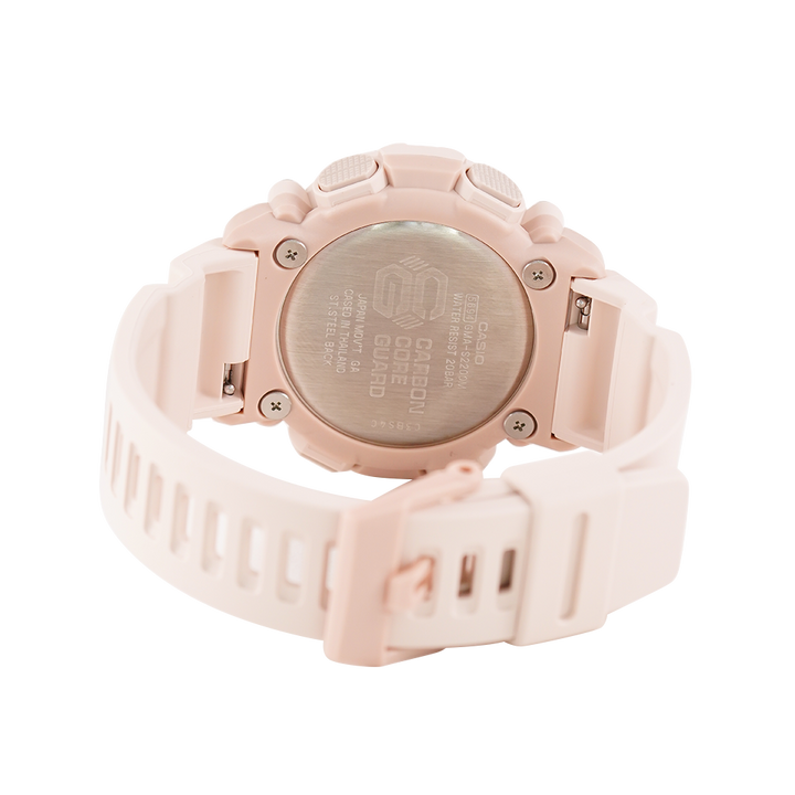 Jam Tangan CASIO G-SHOCK GMA-S2200M-4A Unisex Cream Digital Analog Dial Cream Resin Band