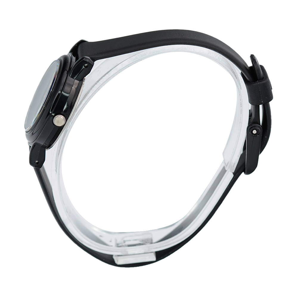 Jam Tangan Casio General LQ-139EMV-9A Unisex White Dial Black Resin Band