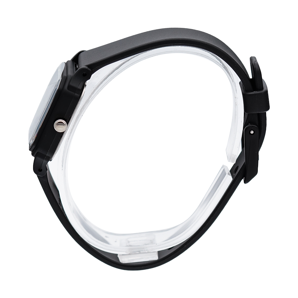 Jam Tangan Casio General LQ-142E-1A Women Grey Dial Black Resin Band