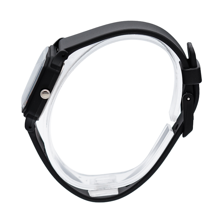 Jam Tangan Casio General LQ-142E-1A Women Grey Dial Black Resin Band