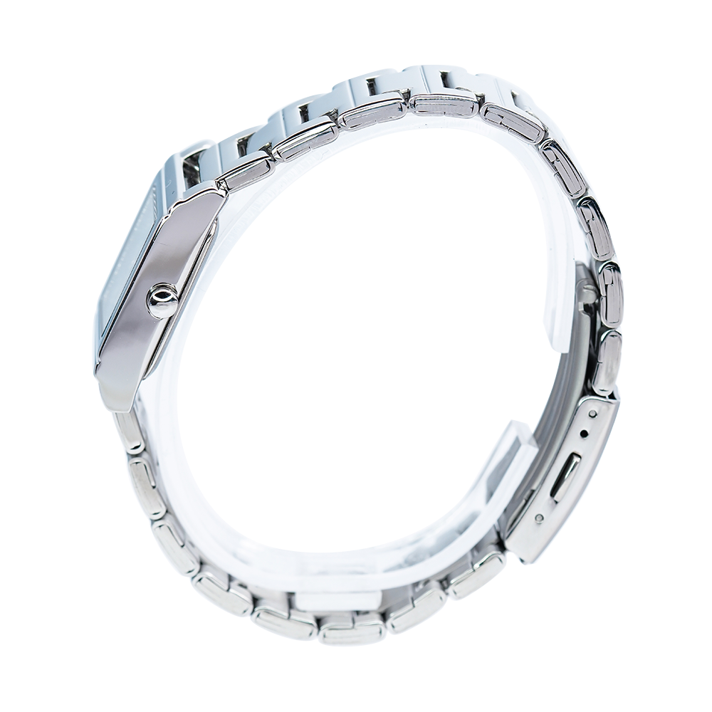 Jam Tangan Casio General LTP-1237D-2A Women Light Blue Dial Stainless Steel Band