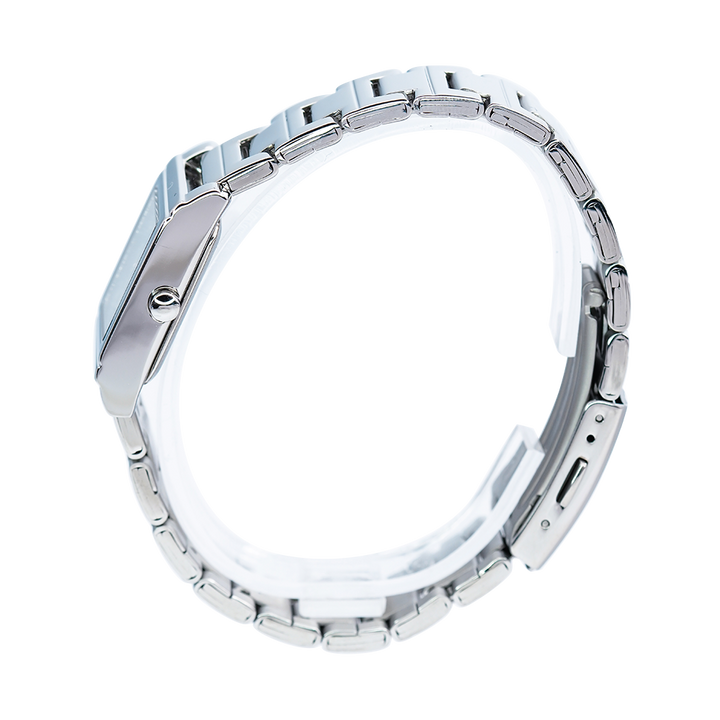 Jam Tangan Casio General LTP-1237D-2A2 Women Light Blue Dial Stainless Steel Band