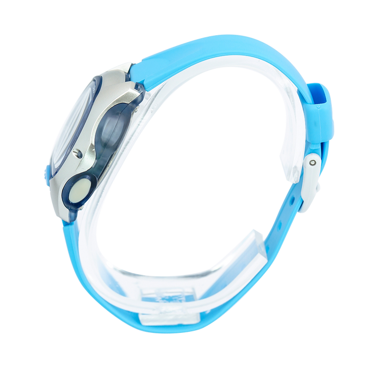Jam Tangan Casio LW-200-2B Unisex Digital Dial Sky Blue Resin Band