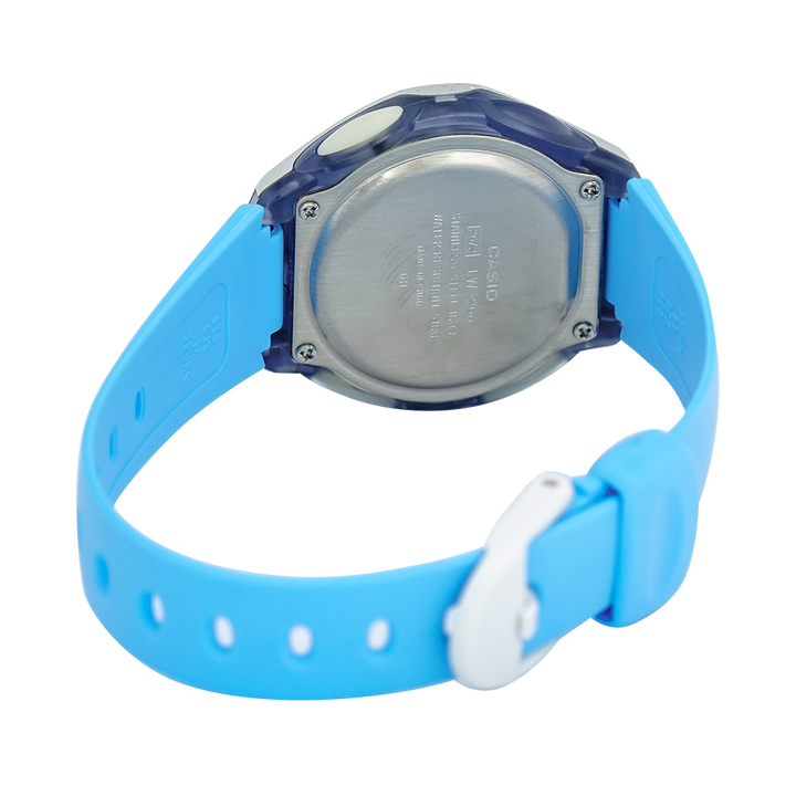 Jam Tangan Casio LW-200-2B Unisex Digital Dial Sky Blue Resin Band