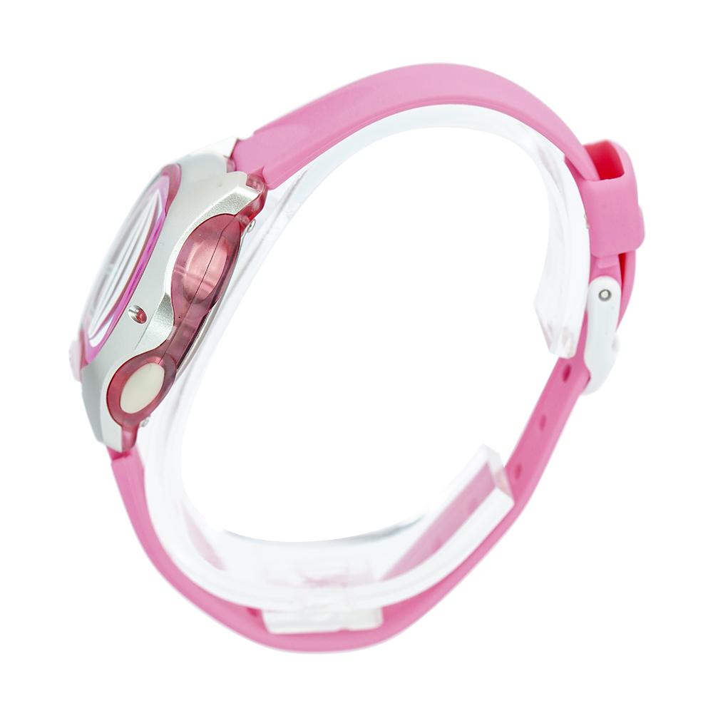 Jam Tangan Casio LW-200-4B Unisex Digital Dial Pink Resin Band