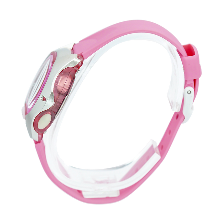Jam Tangan Casio LW-200-4B Unisex Digital Dial Pink Resin Band