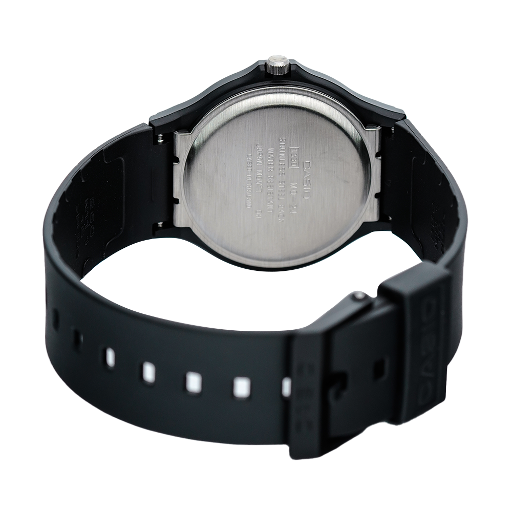 Jam Tangan Casio General MQ-24-1B2 Unisex Classic Black Dial Black Resin Band