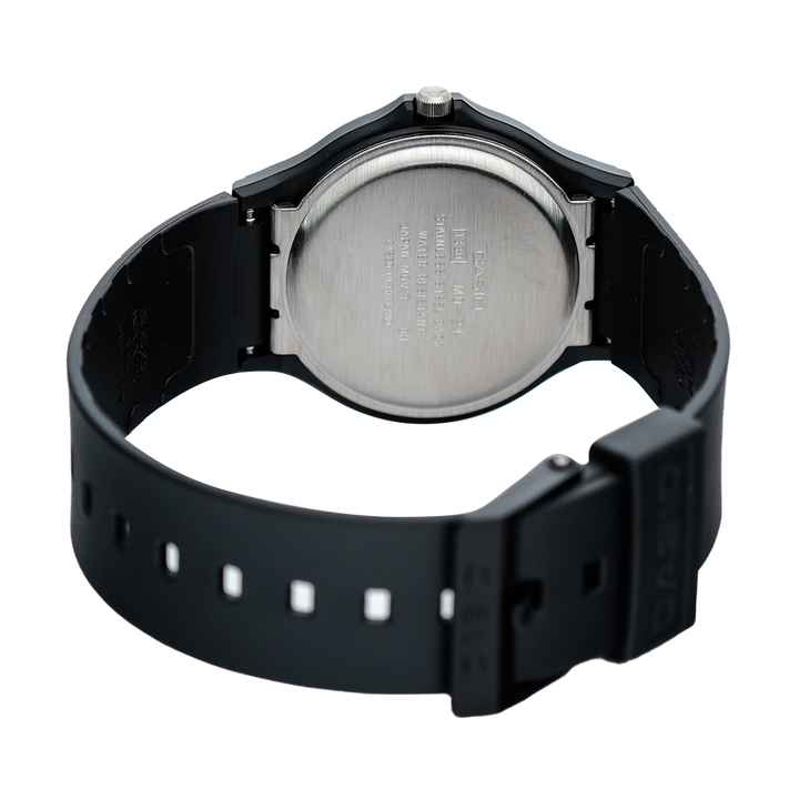 Jam Tangan Casio General MQ-24-1B2 Unisex Classic Black Dial Black Resin Band