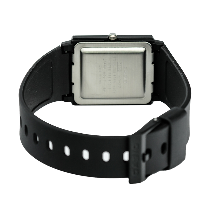 Jam Tangan Casio General MQ-27-7E Women White Dial Black Resin Band