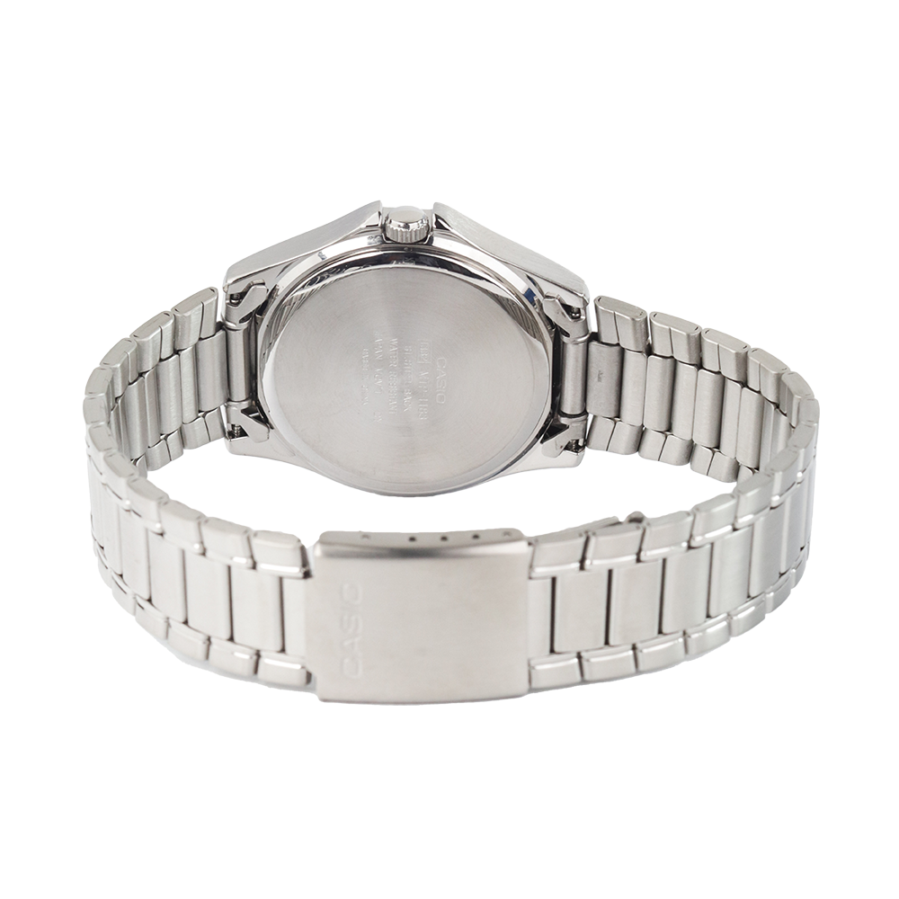 Jam Tangan Casio MTP-1183A-7A Men Silver Dial Stainless Steel Band