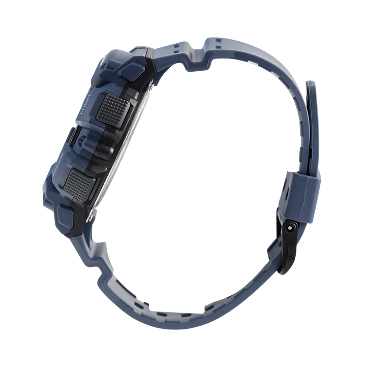 Jam Tangan CASIO WS-1500H-2A Men Digital Dial Blue Resin Band