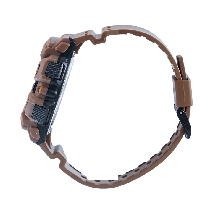 Jam Tangan CASIO WS-1500H-5A Men Digital Dial Brown Resin Band