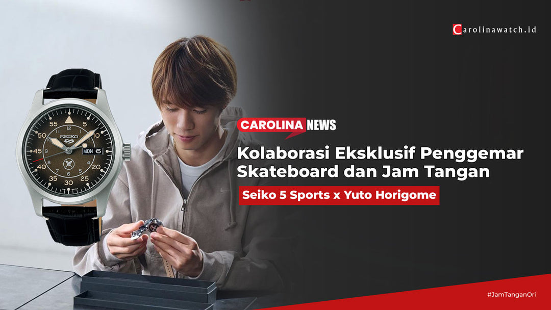 Seiko 5 Sports x Yuto Horigome: Kolaborasi Eksklusif untuk Penggemar Skateboard dan Jam Tangan