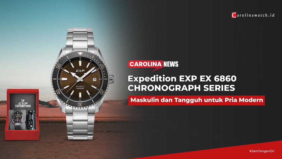 Expedition EXP EX 6860 CHRONOGRAPH SERIES: Maskulin dan Tangguh untuk Pria Modern