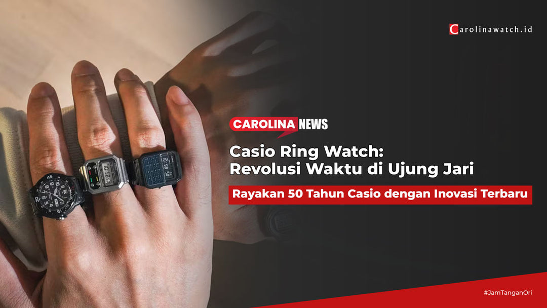 Casio Ring Watch: Revolusi Waktu di Ujung Jari