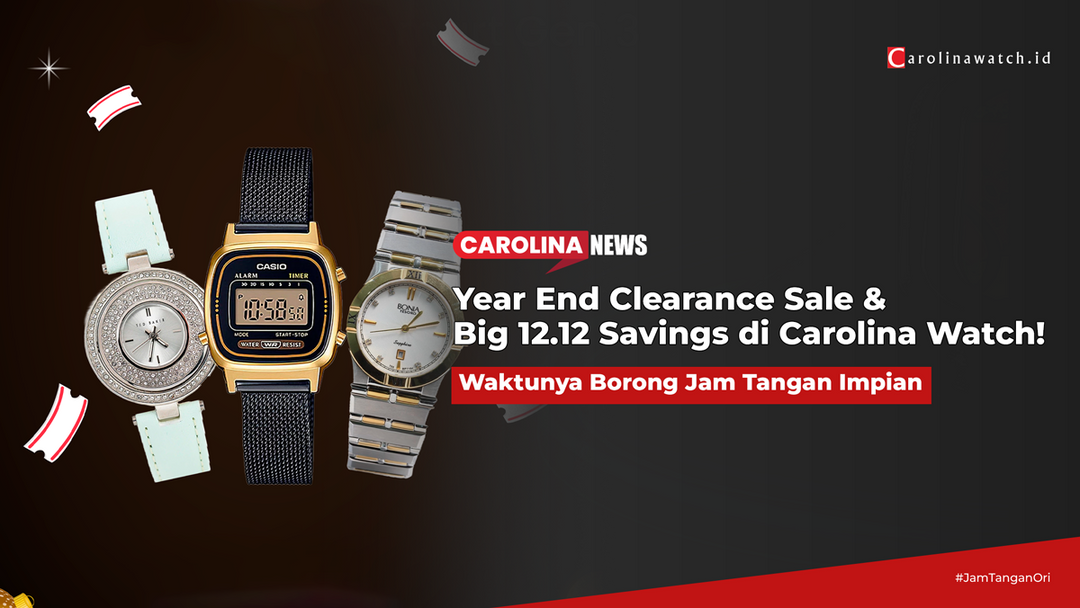 Year End Clearance Sale & Big 12.12 Savings di Carolina Watch!