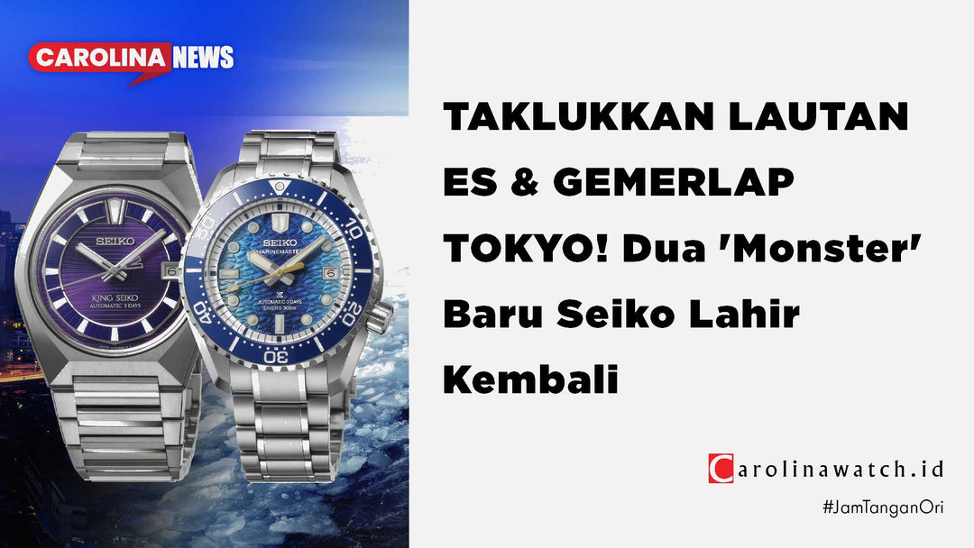 GUNCANG DUNIA HOROLOGI! Seiko Bangkitkan Dua Legenda: Prospex Marinemaster JAMSTEC dan King Seiko VANAC Titanium