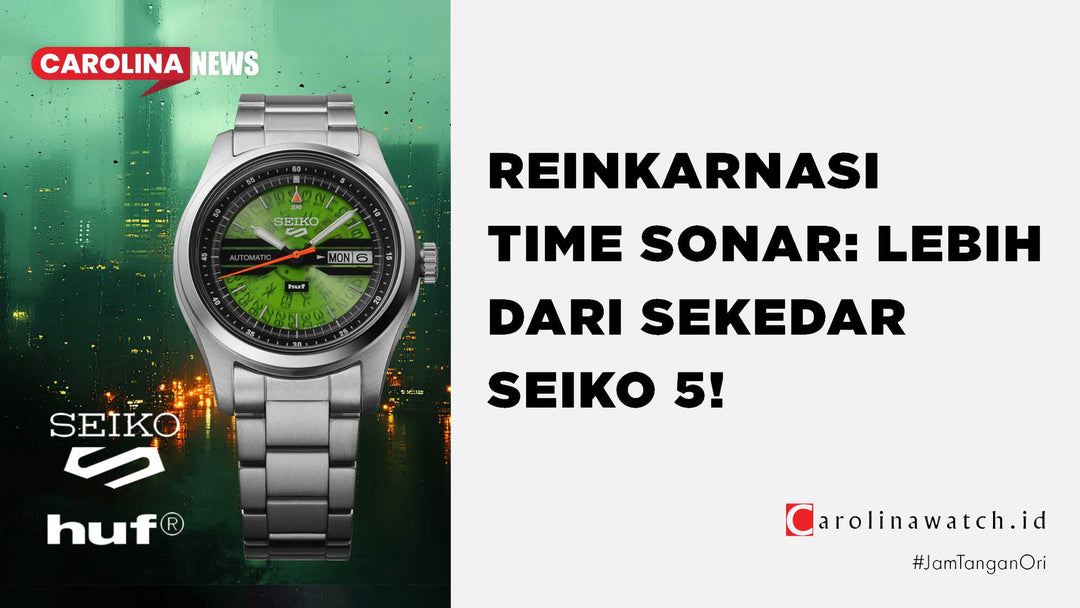 MENGUPAS TUNTAS SEIKO 5 SPORTS X HUF SRPM09: PESONA RETRO "TIME SONAR" DALAM BALUTAN STREETWEAR MODERN