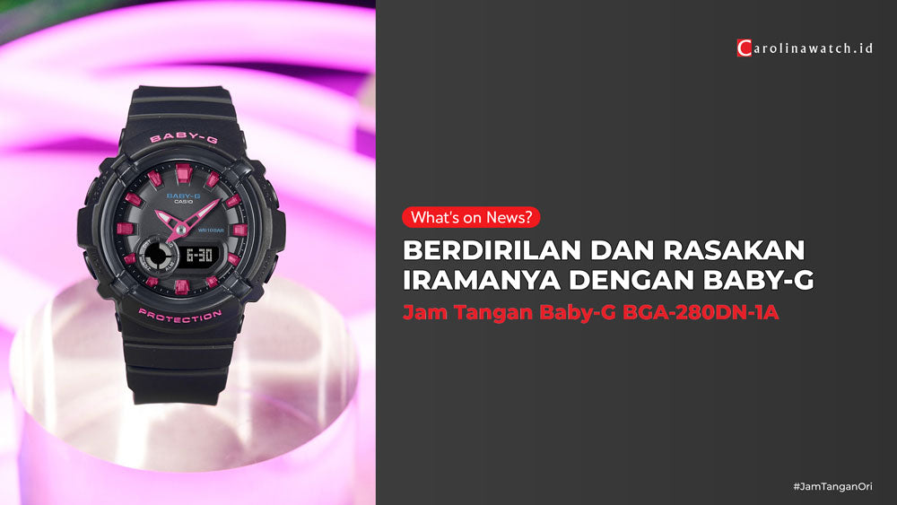 Berdirilah dan Rasakan Iramanya dengan Baby-G BGA-280DN-1A: Paduan Gaya dan Fungsi untuk Si Aktif