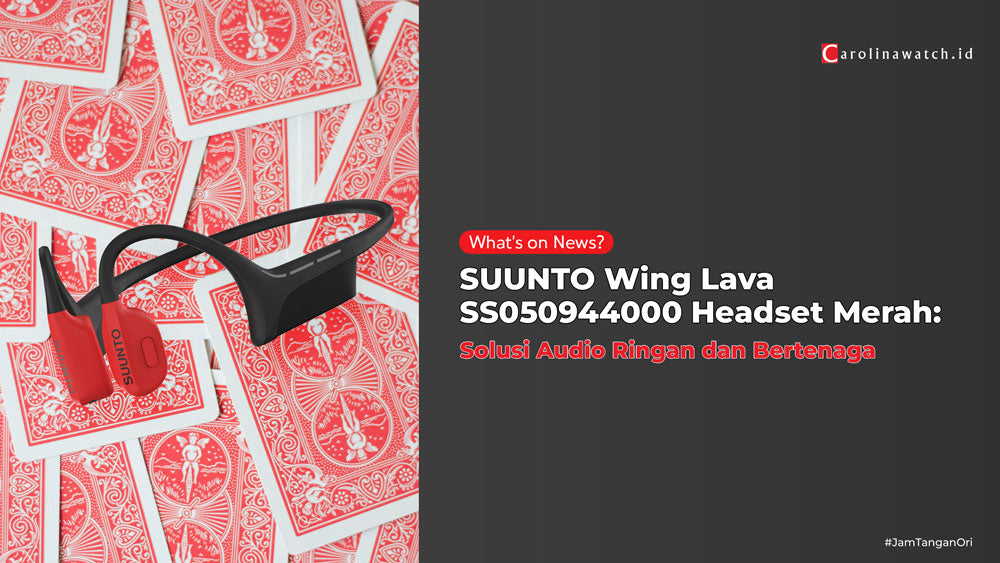 SUUNTO Wing Lava SS050944000 Headset Merah: Solusi Audio Ringan dan Bertenaga untuk Aktivitas Luar Ruangan