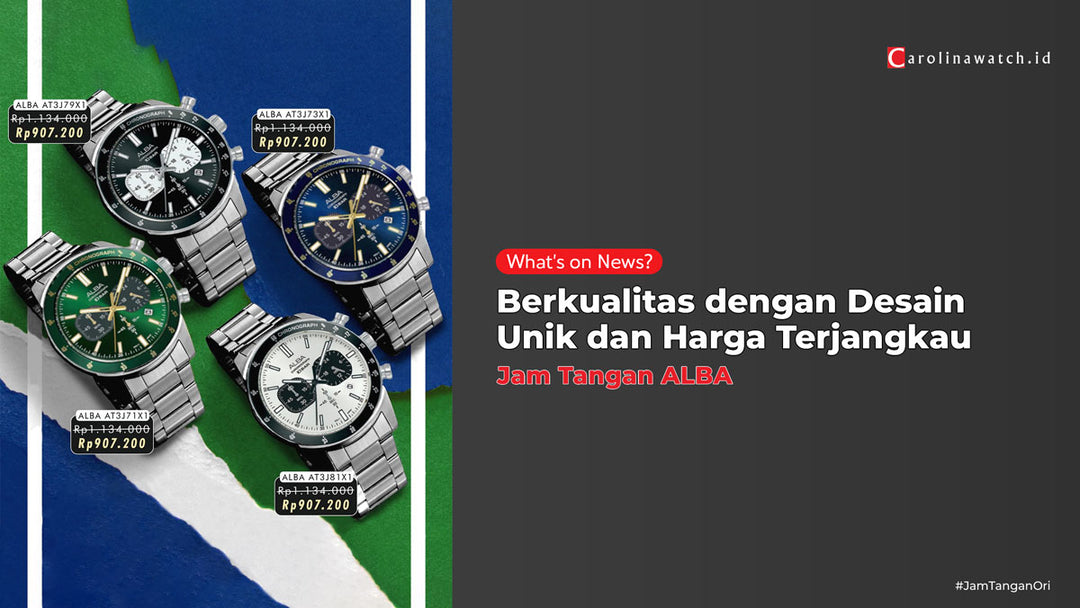 Alba: Jam Tangan Berkualitas dengan Desain Unik dan Harga Terjangkau