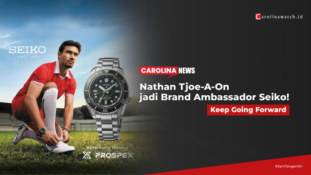 Nathan Tjoe-A-On jadi Brand Ambassador Seiko!