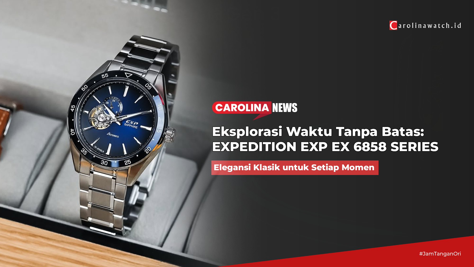 Experling Watch Eksplorasi Waktu Tanpa Batas: EXPEDITION EXP EX 6858 SERIES, Elegansi ...
