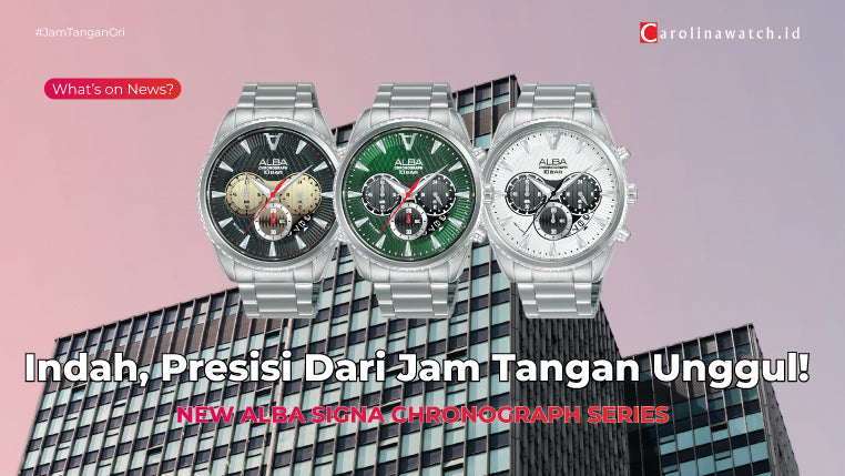 Alba New Signa Chronograph Series: Keindahan, Presisi, dan Kehandalan dalam Sebuah Jam Tangan yang Eksklusif