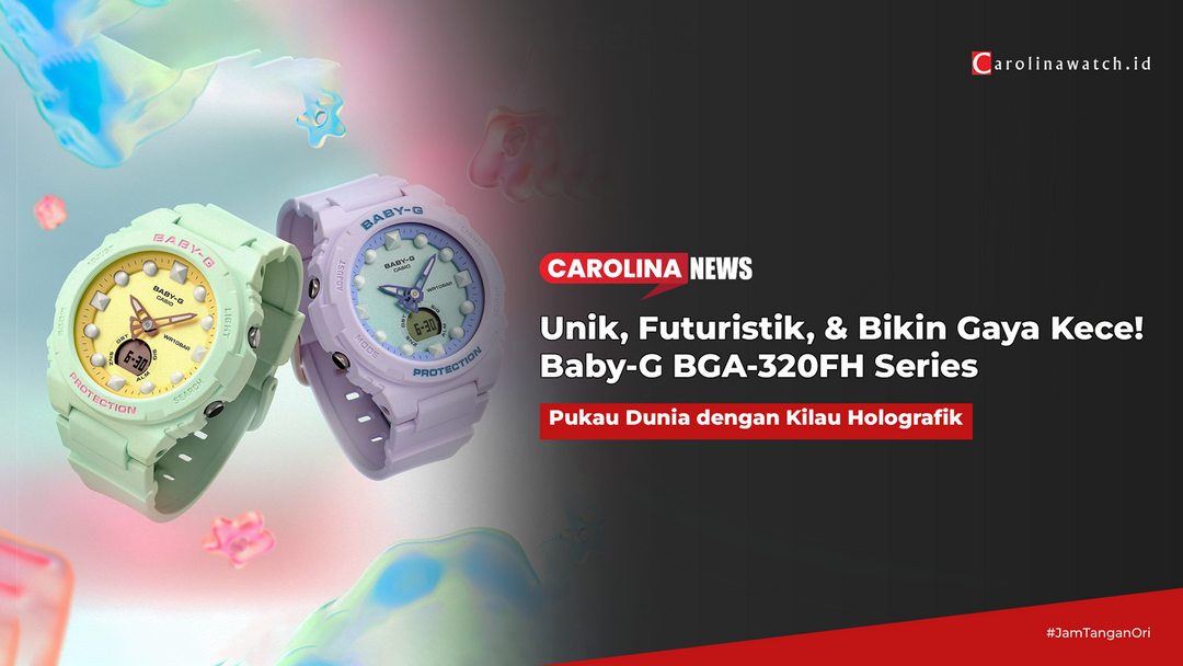 Pukau Dunia dengan Kilau Holografik: Baby-G BGA-320FH Series, Unik, Futuristik, dan Bikin Gaya Makin Kece!