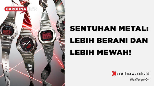 G-Shock Fine Metallic Series: Jam Tangan G-Shock Terbaru yang Tampil Mewah dengan Aksen Merah