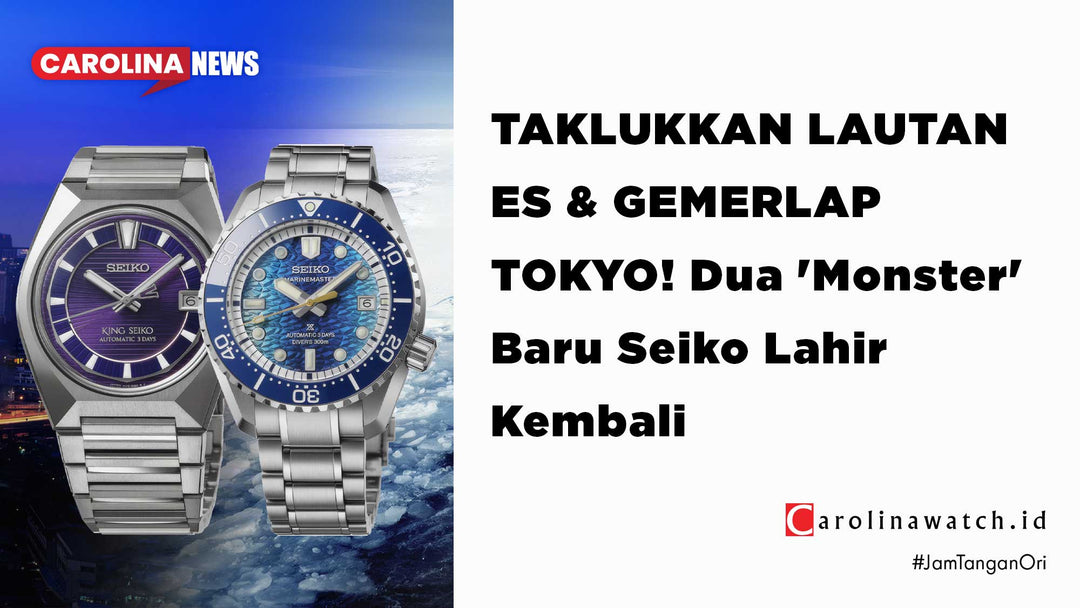 GUNCANG DUNIA HOROLOGI! Seiko Bangkitkan Dua Legenda: Prospex Marinemaster JAMSTEC dan King Seiko VANAC Titanium