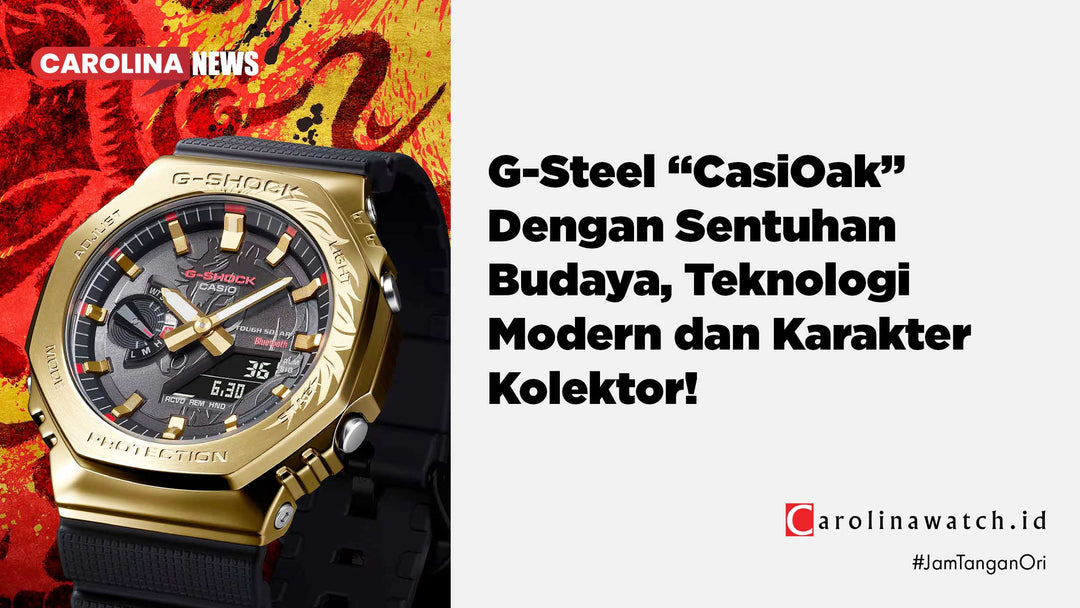 G-Shock GBM-2100CX-9A: Interpretasi G-Steel “CasiOak” dengan Sentuhan Budaya, Teknologi Modern, dan Karakter Kolektor