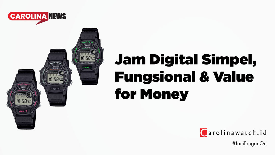 Casio W-220H & W-220HF: Jam Digital Simpel, Fungsional & Value for Money