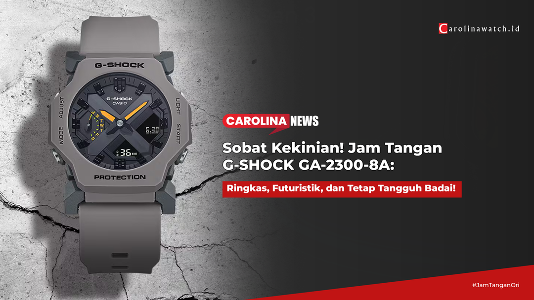 Sobat Kekinian! G-SHOCK GA-2300-8A: Ringkas, Futuristik, dan Tetap Tangguh Badai!