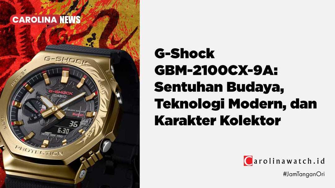 G-Shock GBM-2100CX-9A: Interpretasi G-Steel “CasiOak” dengan Sentuhan Budaya, Teknologi Modern, dan Karakter Kolektor