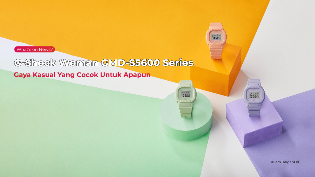 [Newness Product] Compact dan Monochromatic dari Jam Tangan G-Shock GMD-S5600 Series